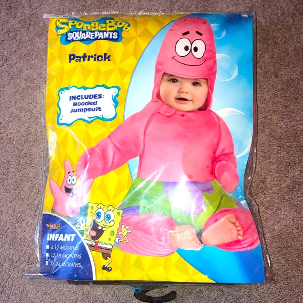 Spirit Halloween SpongeBob SquarePants Patrick Toddler Costume